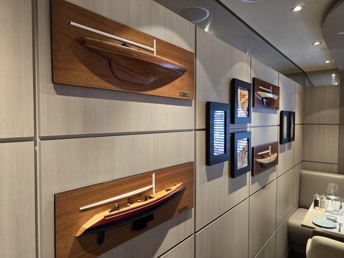 CruisingJournal's tweet photo. We step into Fil Rouge aboard #ExploraIII.
Inspired by the elegance of international cuisine with French influences, Fil Rouge offers a sophisticated dining experience where timeless flavours meet contemporary creativity.
#ExploraJourneys #CruisingJournal @ExploraJourneys https://t.co/QQV6MEQ0pv