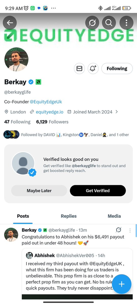 DeDollerMan's tweet photo. @theplaymakerxx @EquityEdgeUK @berkayglife @kingstonpips @Danieltrades @KINGKLC001 @uche @IFUNARI @kosiukooficial https://t.co/7Avw2G4akw