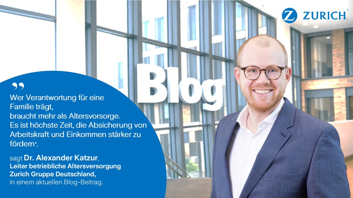 zurich_de's tweet photo. Die größte Versorgungslücke entsteht oft mitten im Leben. Familien brauchen nicht nur Altersvorsorge, sondern auch Existenzschutz. Betriebliche Lösungen gibt es bereits. Jetzt braucht es die richtigen politischen Anreize. 📖 https://t.co/61cg08Hzin
#Familie #Existenzschutz #bAV https://t.co/o1VJdJuPbS