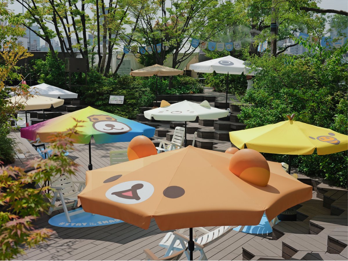 biorehiyashi_jp's tweet photo. 屋上に日かげふやして　ぬいと涼む。
暑すぎて　変な場所できちゃった。

「日かげの森」OPEN⛱️ https://t.co/L1Ovd2TCpy