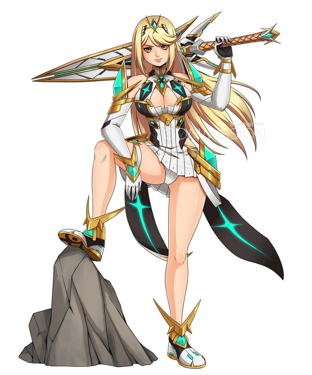 gdaigonArt's tweet photo. #XenobladeChronicles2 #Xenoblade2 commission✨ https://t.co/XsDzNTlfPY
