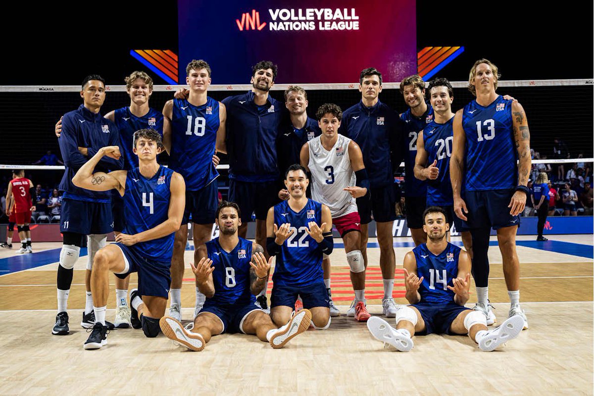 tj_canino's tweet photo. 🇺🇸USA SWEEPS DEFENDING WORLD CHAMPION 🇮🇹ITALY! 
 
NEXT UP: A HIGH-STAKES SEMIFINAL SHOWDOWN AGAINST UNDEFEATED 🇯🇵JAPAN! 

EXCITING 🤩🍿 #VNL2026 https://t.co/tcp8STijEZ