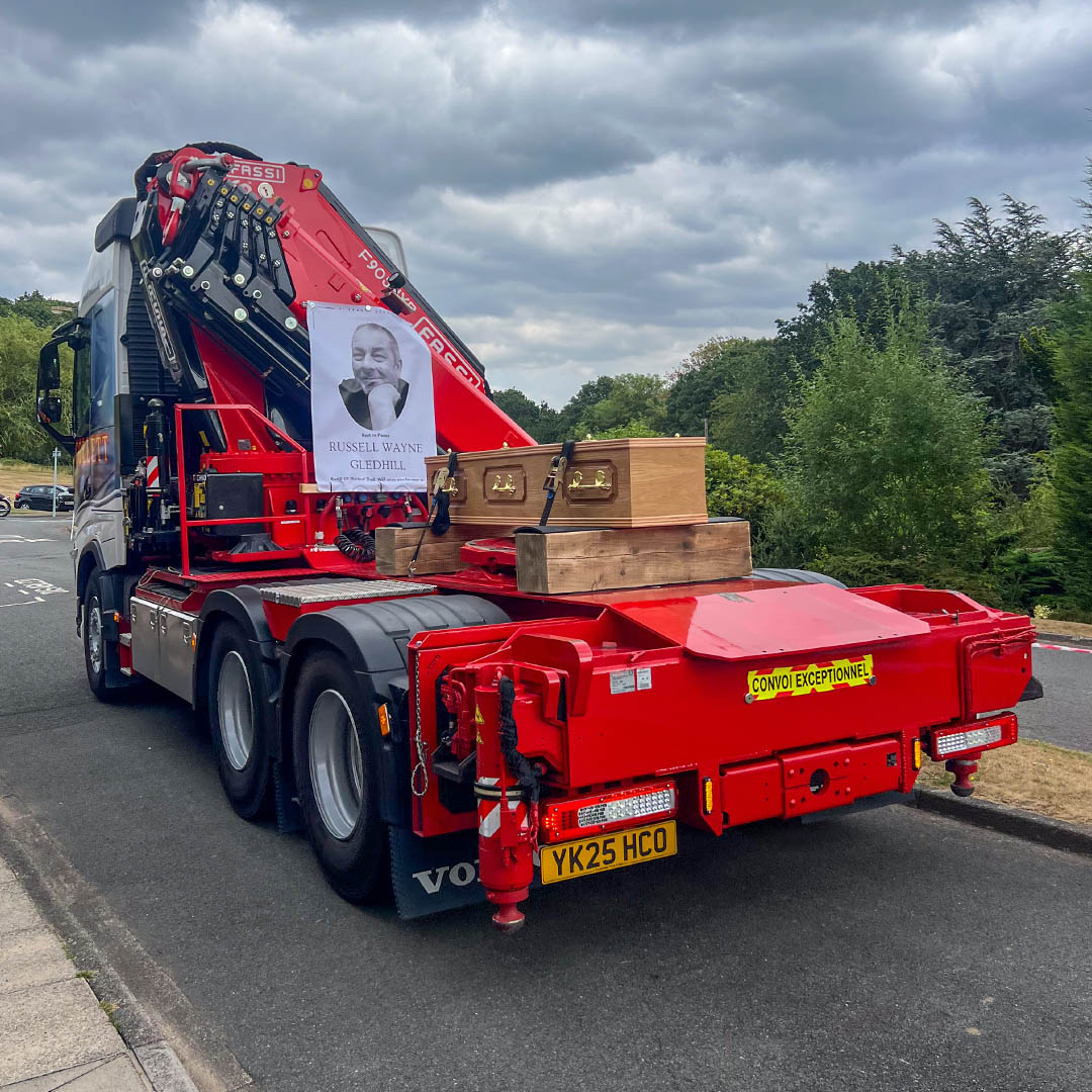 CollettLtd's tweet photo. Yesterday we said our final farewell to our friend and colleague, Russ Gledhill.

Joining Collett in 1984, Russ became a respected team member for four decades. Fittingly, his final journey was on a Collett truck, reflecting the industry that shaped his life.

Rest in peace, Russ https://t.co/CNiWVbrXVL