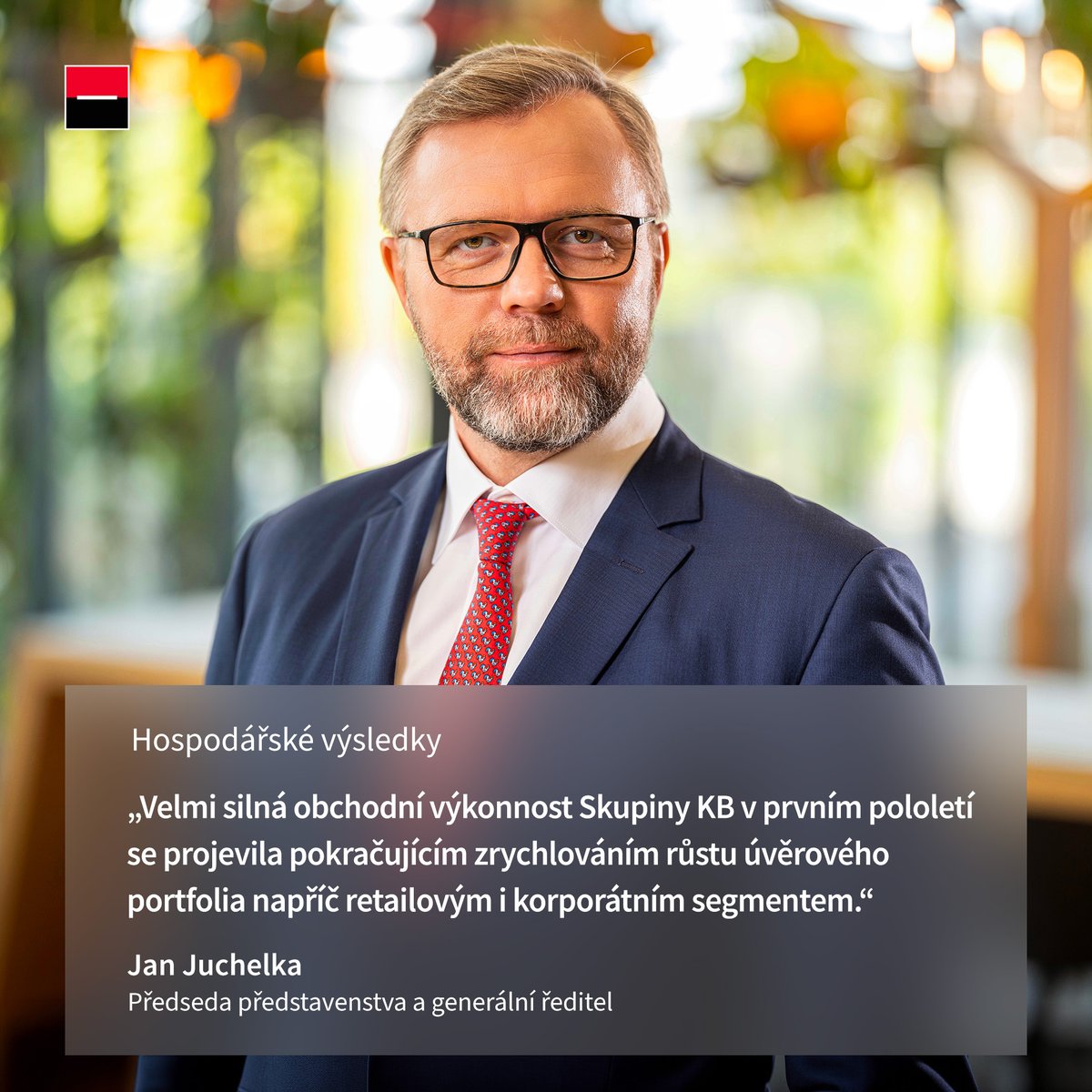 komercka's tweet photo. 📊 Oznámili jsme hospodářské výsledky k 30. červnu 2026. V prvním pololetí tohoto roku jsme zaznamenali dynamický růst obchodních aktivit a další zlepšování provozní efektivnosti. https://t.co/lj2eair4UL