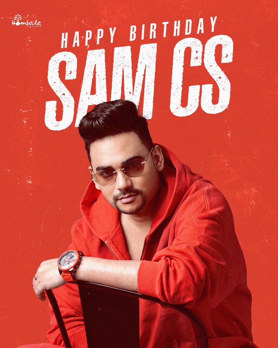 hombalefilms's tweet photo. Wishing the musical powerhouse @SamCSmusic a very Happy Birthday!  

Can’t wait for the world to experience the epic soundtrack you’ve created for #MahavatarParshuraam.
Have a fantastic year ahead! https://t.co/vx7jfWyeaZ