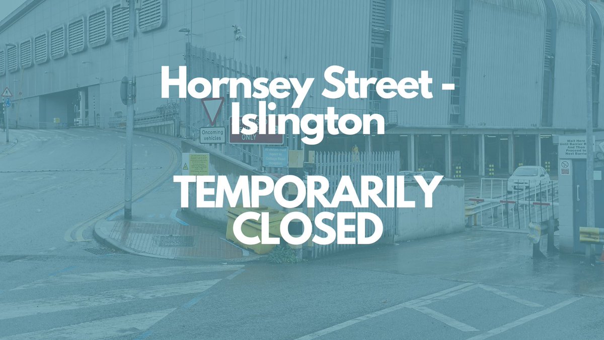 connectNLWA's tweet photo. ⚠️Hornsey Street Reuse and Recycling Centre remains closed today and tomorrow following a fire at the site on Tuesday.

Having cleared away all the water and done safety checks, we have identified some repairs that must be done to make the site safe. We kindly ask residents to bear with us while we carry out this work. We will reopen as soon as we can, hopefully on Saturday, but we cannot confirm the day yet.

We'll share updates on our website, X and Facebook. Residents can also find alternative sites on https://t.co/h1SWfMgppe