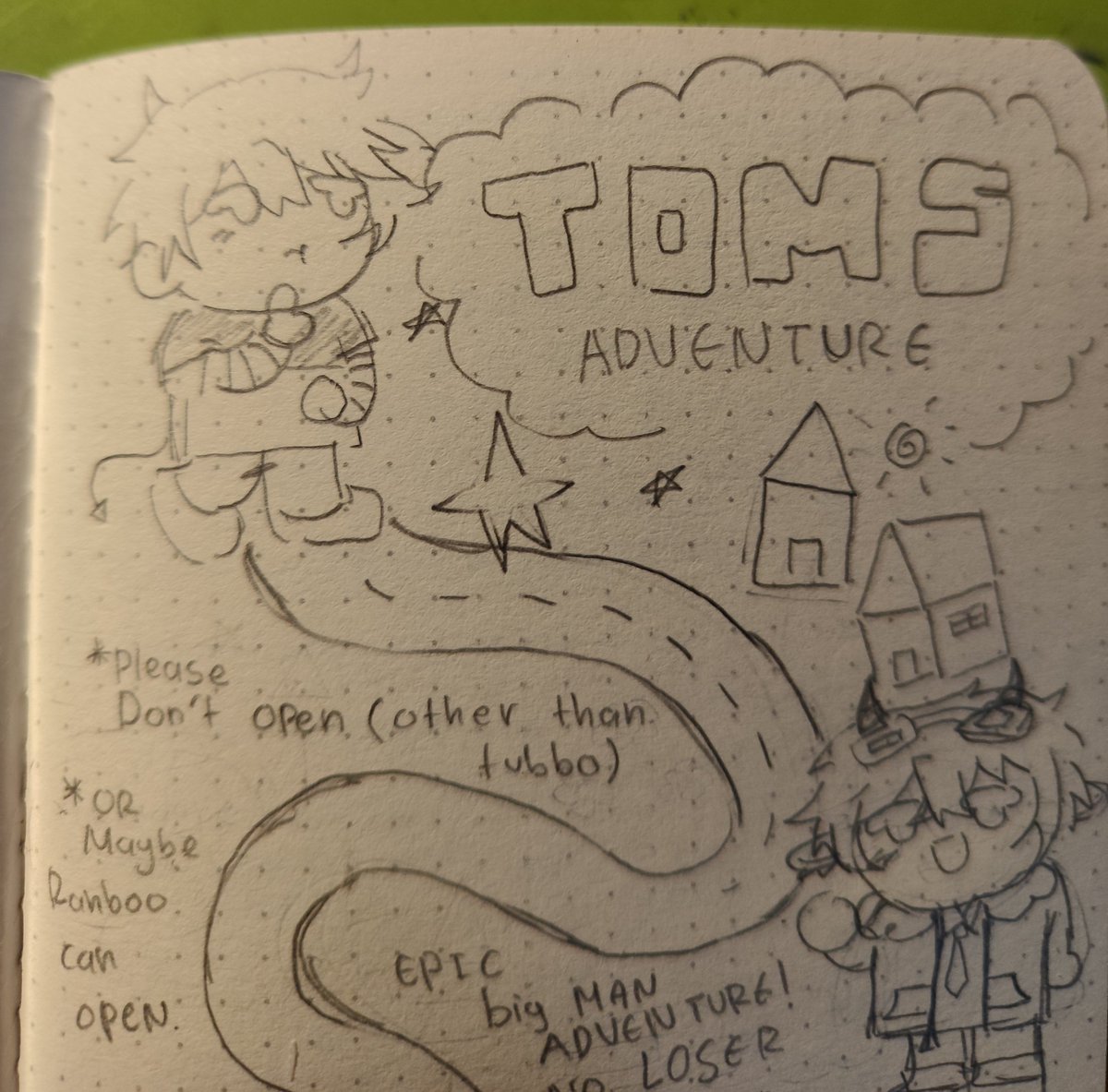 Kippymayo_'s tweet photo. I have tons of ctommy doodle in my tiny journal. https://t.co/ZByC8w6fQV