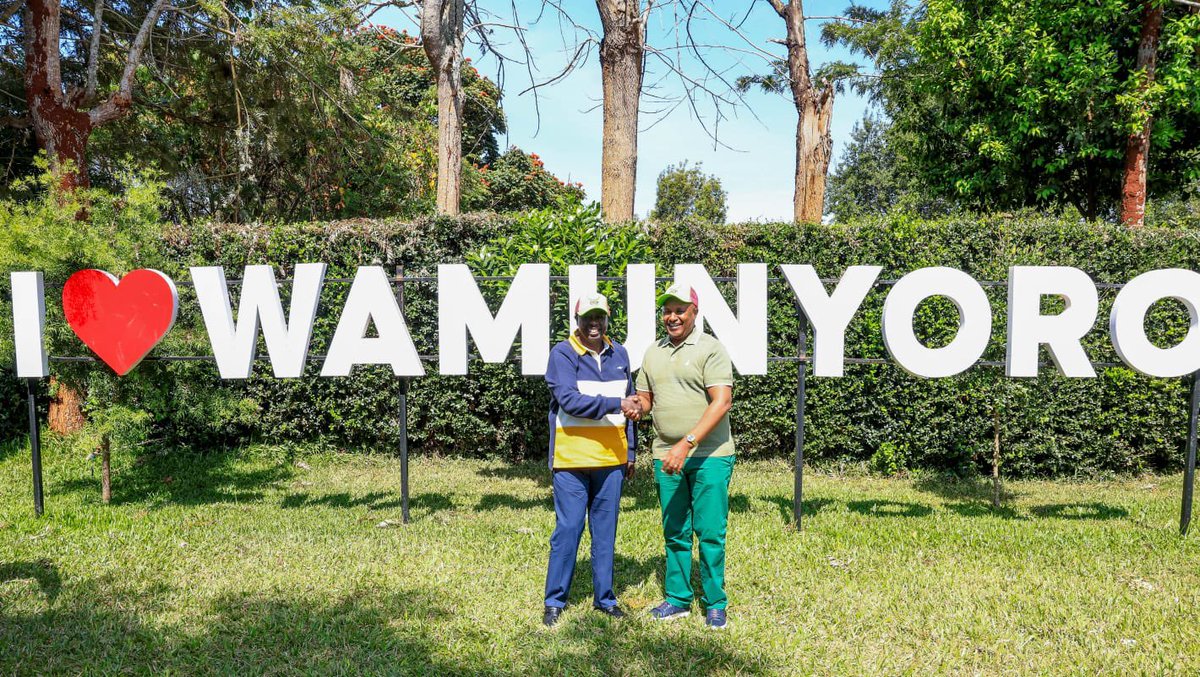 rigathi's tweet photo. Gather All scatter None. 

This morning, at Wamunyoro Residence, I have received Hon. Kago Wa Lydia who is former Member of Parliament for Githunguri Constituency into the DCP party, the party of the moment and the future. 

He has told me that the people of Githunguri have instructed him to vie for the seat as member of parliament under the DCP party. 

I have assured him of free and fair nominations and urged him to go on an overdrive in recruitment of member to the party.

The Future is Green.