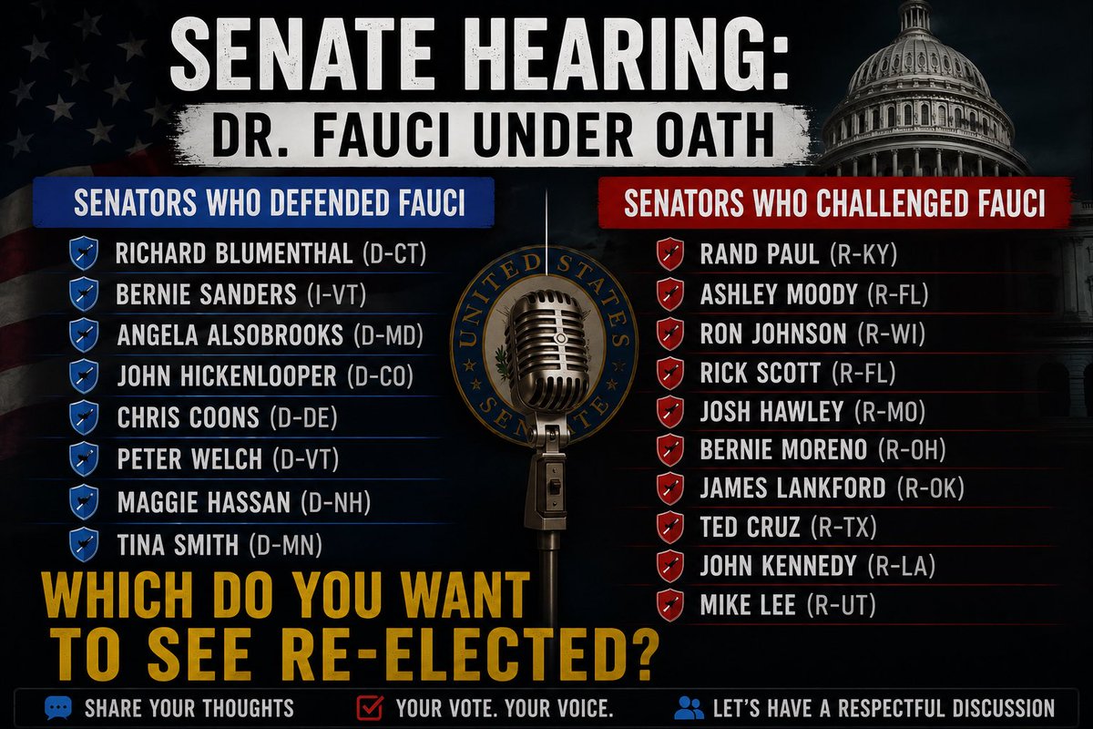 DavidsFiles's tweet photo. #SenateHearing #Fauci #Election2026 #Politics #DavidsFiles https://t.co/7b27xKXmte