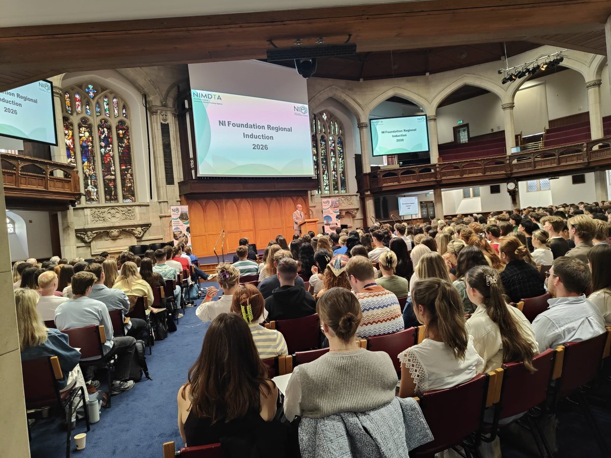 _NIMDTA's tweet photo. Today is F1 induction day! 🙌
Welcome to all our new Foundation Year 1 (F1) doctors attending today’s Foundation Regional Induction Day at Assembly Buildings, Belfast.
We’re delighted to welcome you as you begin this exciting new chapter in your medical careers 💚
#ValuedTrainees https://t.co/A1marCzl4C