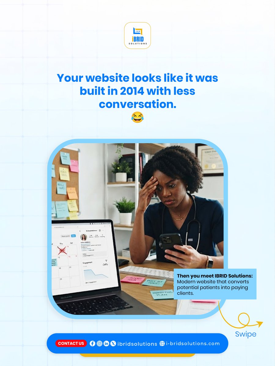 ibrid_solutions's tweet photo. Great content needs great strategy. Grow your healthcare brand with IBRID Solutions. More visibility, more patients.

 📩 DM us today! https://t.co/GIeEy8UVBT
