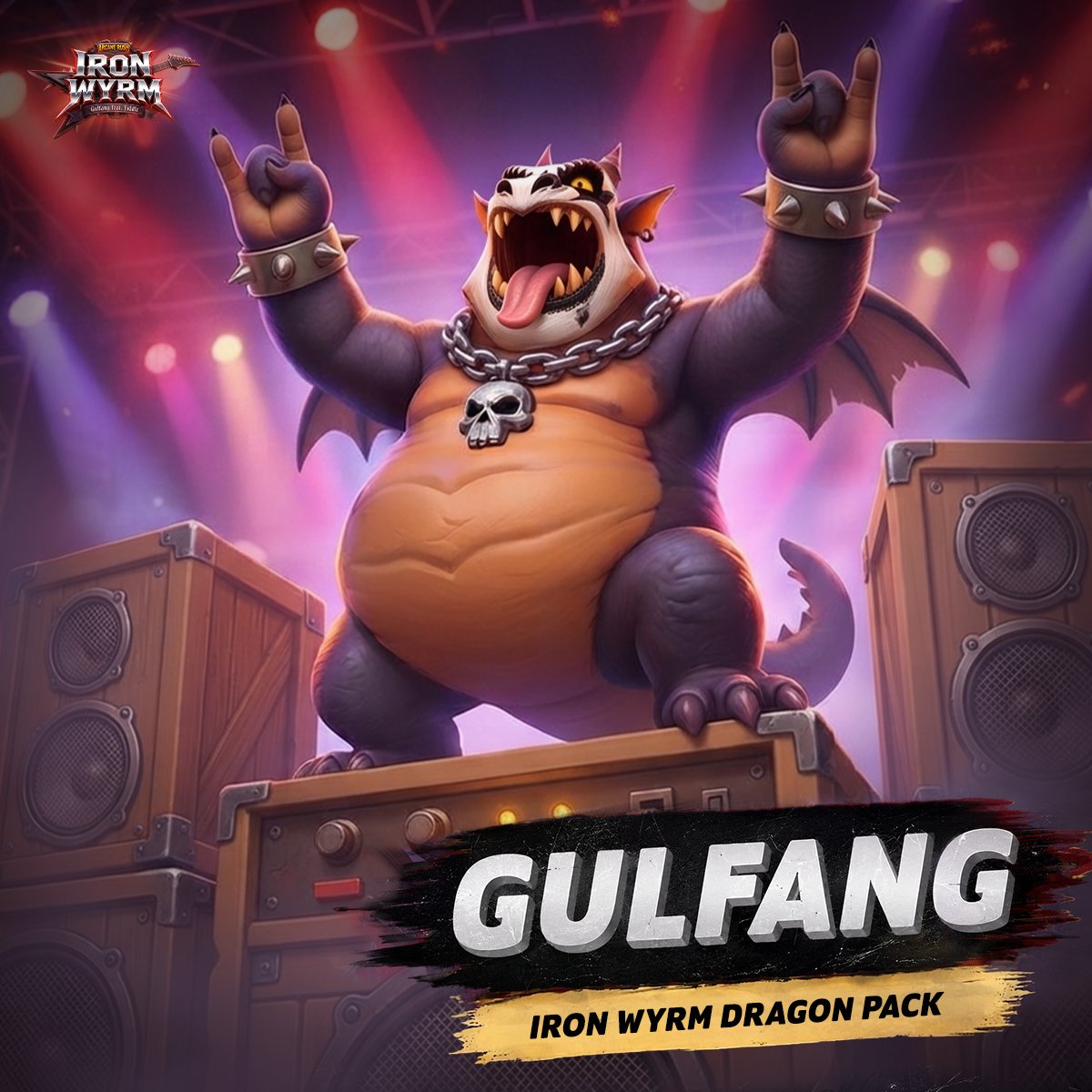 ArcaneRushh's tweet photo. The Metal Fest starts NOW! 🤘

The Iron Wyrm Pack is LIVE, featuring 16 explosive new Dragon cards.

Turn up the volume and rock your rivals! 🔥

#ArcaneRush #IronWyrm https://t.co/PIOeQxD8aA