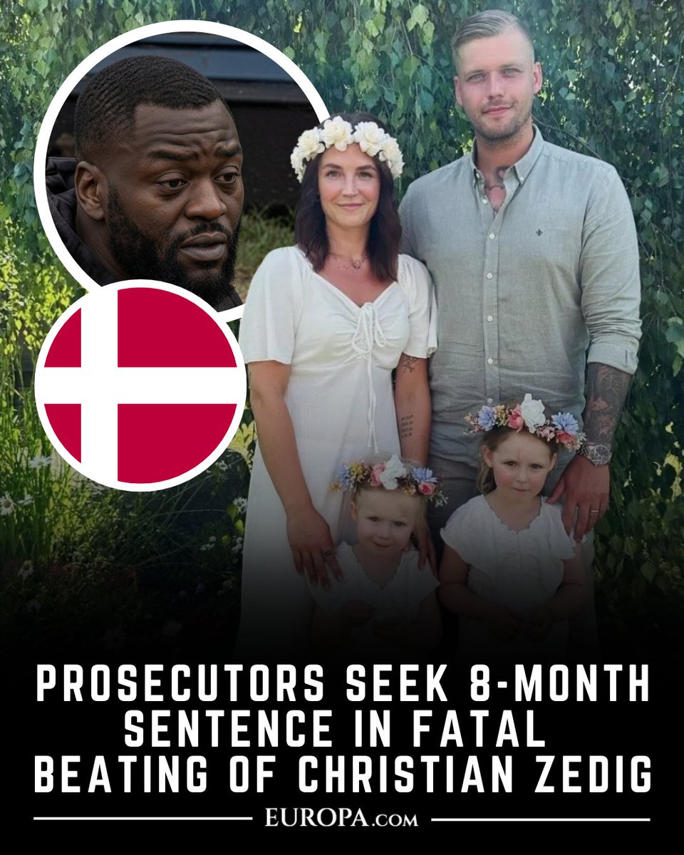 OdenssonV's tweet photo. For the murder of a Swedish man in Denmark a month ago, the prosecutors will be seeking an 8-month sentence.
Eight months (possibly shorter with "good behavior").
For beating a father of two young girls to death.
The only thing he should be getting is a rope. https://t.co/MvTEvBFykp