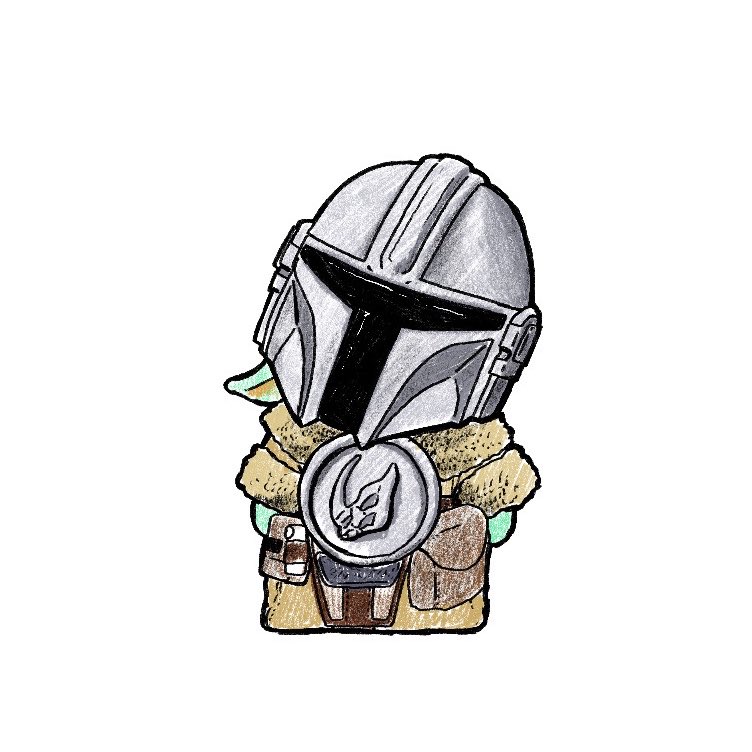 ryukyu_nation's tweet photo. マンダロリアンになりたいグローグー(´･Д･)」

#スターウォーズ
#ファンアート https://t.co/D3kihzFywe