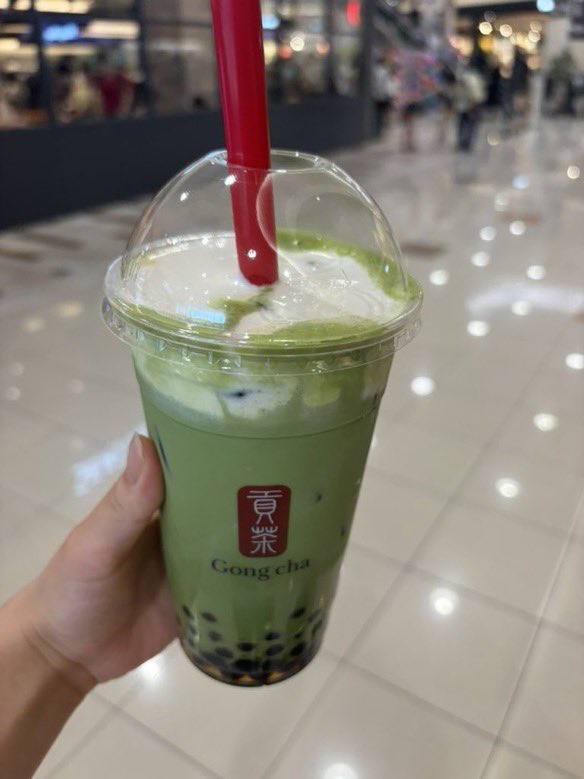 08km_'s tweet photo. #飲んだよゴンチャ 
飲んだ全て美味しかった！！😭
7月の頭に抹茶にミルクフォームプラスタピオカするのが美味しすぎるのに気づき、人生得した🉐 https://t.co/Fg7BMTS5R4