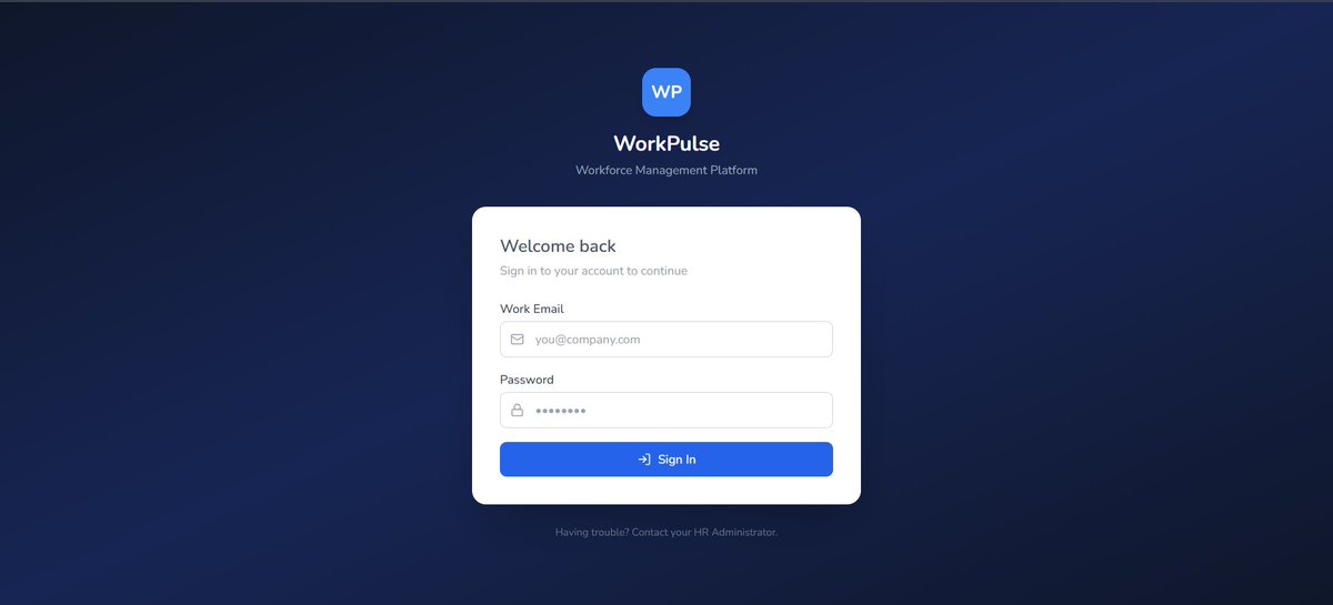 Holaboi_ITB's tweet photo. First time sharing one of my projects publicly. 👀

I've spent the last month building WorkPulse, and today it goes live for internal testing. 🚀 From geofenced attendance to HR admin tools, it's built to make workforce management simpler and more reliable. More updates soon!🥰 https://t.co/9WdOYUOdOx