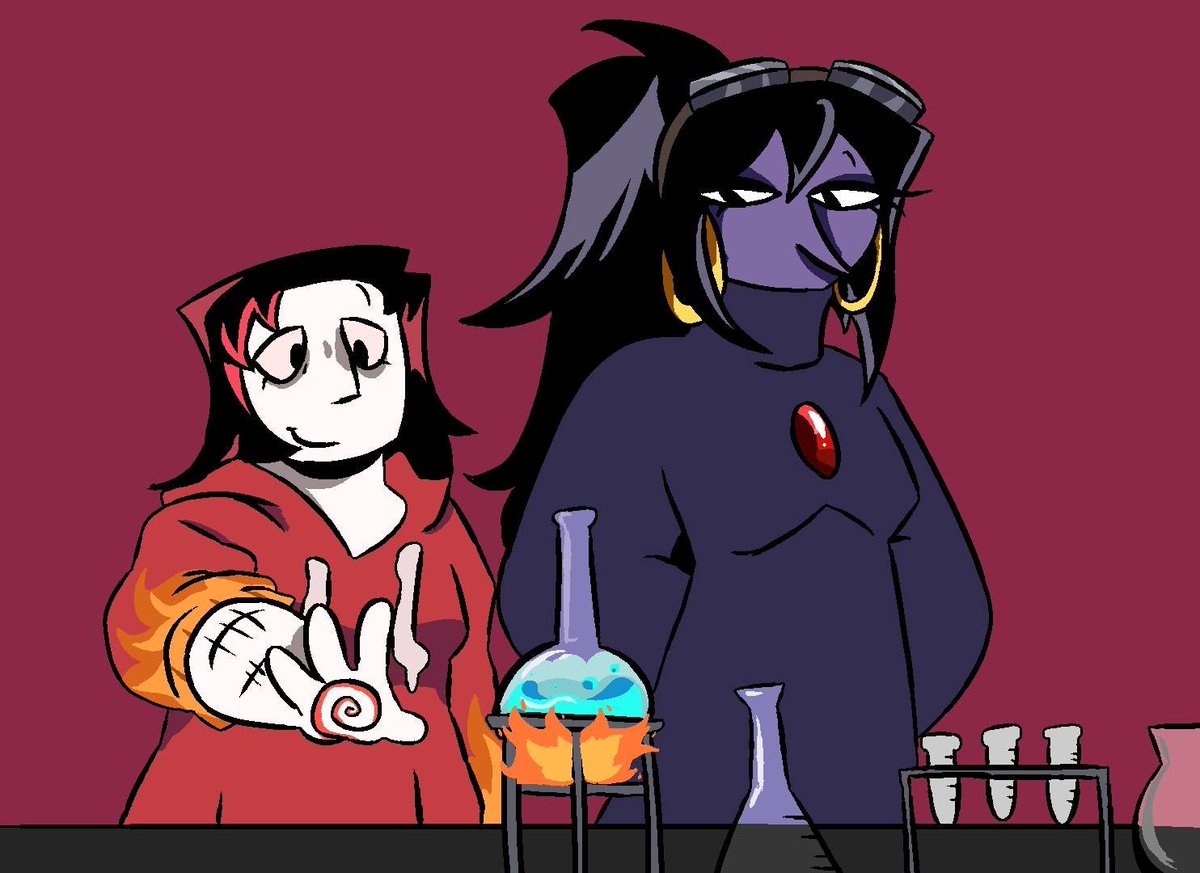 3nergyspirit's tweet photo. i finally managed to figure designs for them after like...a WEEK or so...

and extra drawings of the other gals interacting with protag based on how I think it'd go..oh yeah!

i will feed all the mesmalie fans.

#mesmalie https://t.co/bFbGEzR6FI
