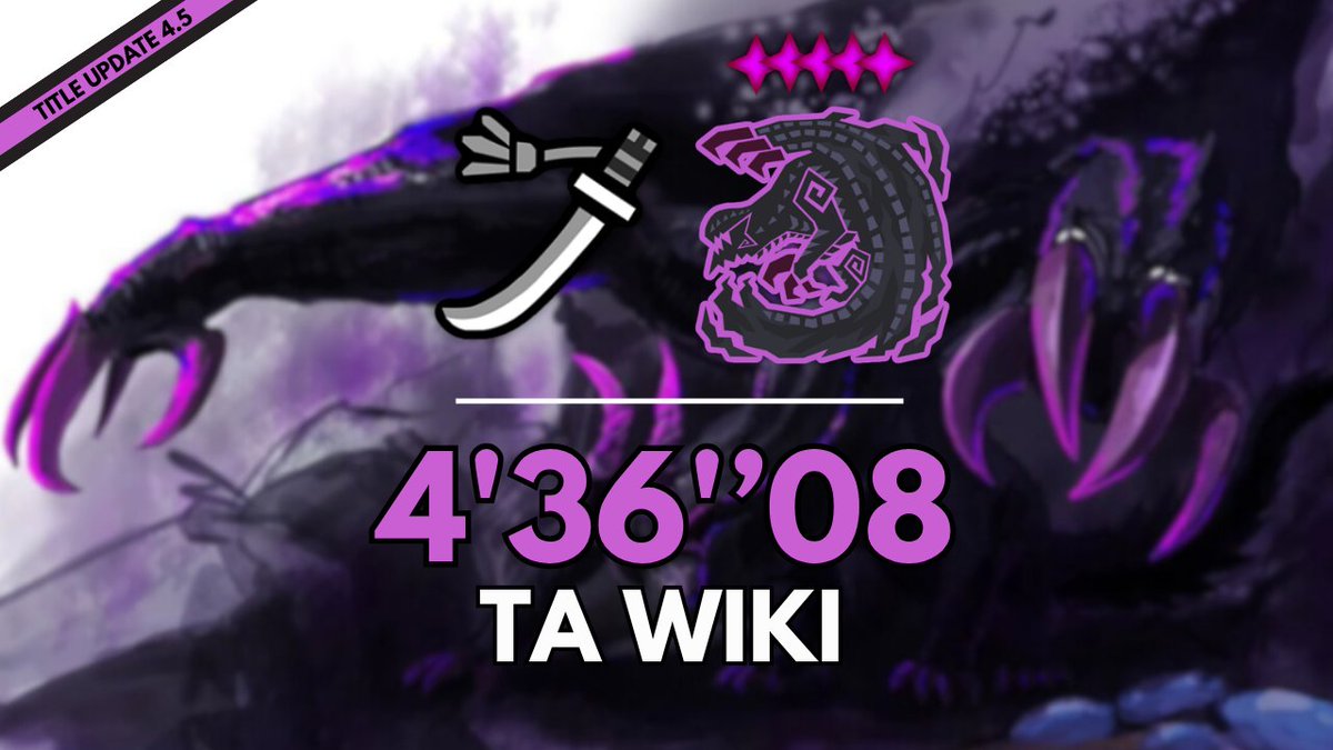 kiza691's tweet photo. Sub 4'40! A bit sad about that one hit, but I reached my goal😭

★9 ✦5 Tempered Gore Magala | Longsword Solo - 4'36"08 / 歴戦ゴア・マガラ 太刀ソロ【MHWilds | TA Wiki Rules】

🔗: https://t.co/j0IaALObWM

#MHWilds #モンハンワイルズ #GoreMagala #EDN https://t.co/Rr41cQTO9k