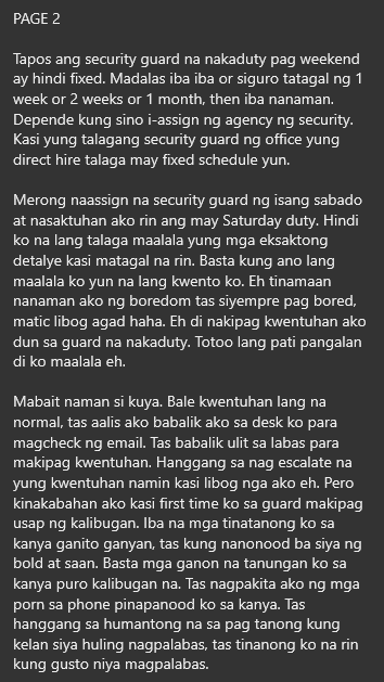 AlterOfan83223's tweet photo. CR fun kasama ang Security Guard na Nakaduty sa Office

Pages 1-2

#ConfessionOfanAlter1028
#MIU #Guard https://t.co/oU0MZr0Cjo