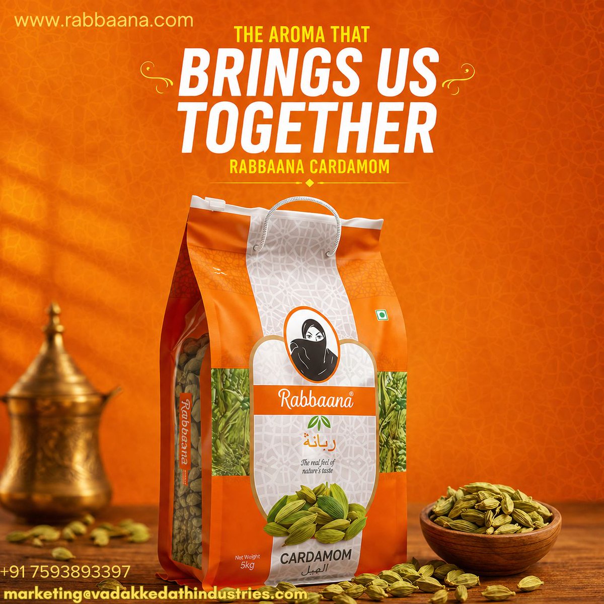 rabbaana's tweet photo. Rabbaana Cardamom – nature’s aroma
Pure. Premium. Perfect.
📞 +91 7593893397
#Cardamom #Rabbaana https://t.co/HqRzO0SxZO