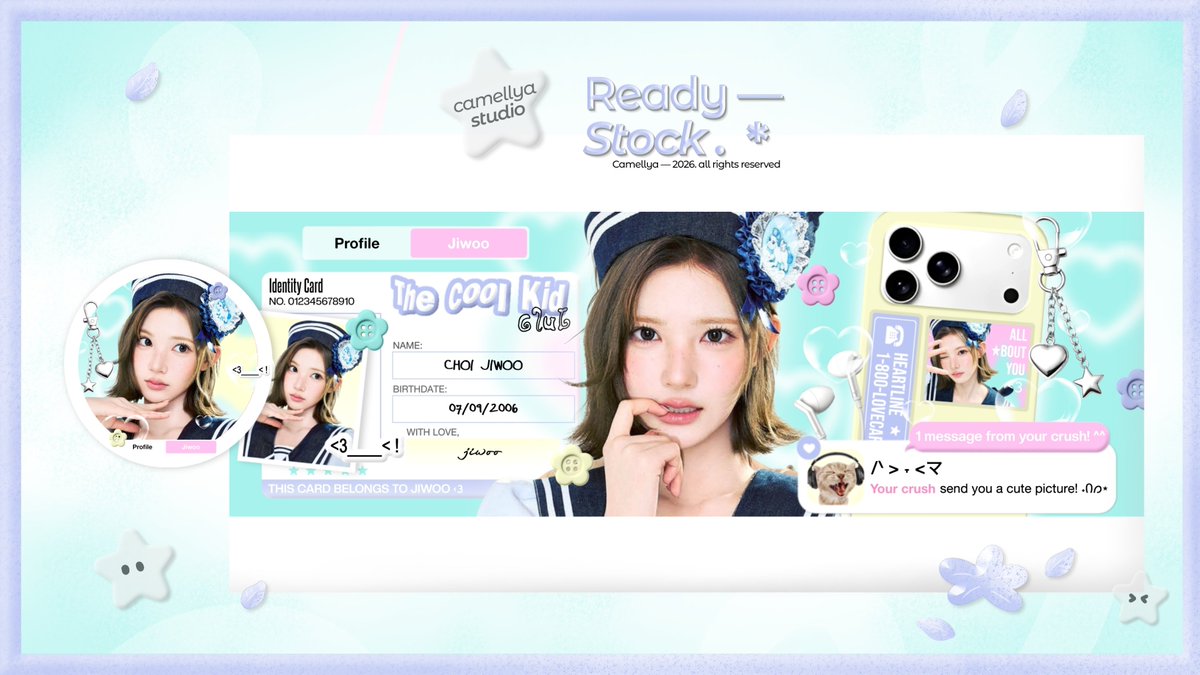 ofCamelly's tweet photo. 🎀💭 ౿ ⊹  help rt? thank you~ 🩷;3

Hayyiee~ kali inii Lya ngebawain 44 layout CS yang bisa di take dengan harga 6k / each ia ;3

Take bisa melalui dm Lya, jangan lupa mention after dm. #bealanja

Layout H2H ( Carmen,A-na, Ian, Juun, Jiwoo, Stella, Ye-on, Yuha ), Wony &amp; Liz https://t.co/OhwCWqKOAB