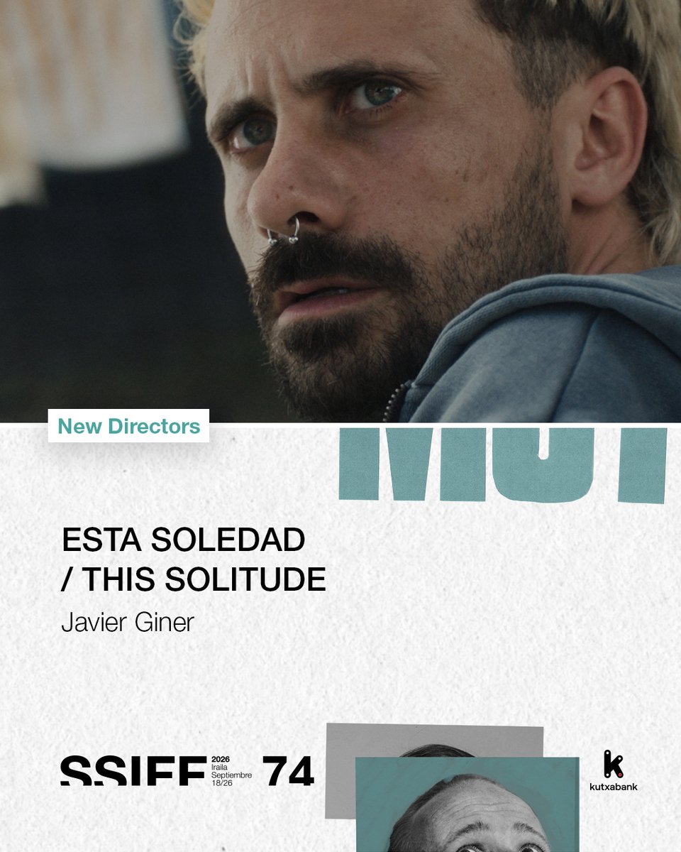 sansebastianfes's tweet photo. #74SSIFF #NewDirectors 🎦 @j_giner estrenará en la sección su debut en el largometraje, ESTA SOLEDAD, que aborda el vacío existencial y los vínculos frágiles en un Bilbao donde Oriol Pla y Marina Salas interpretan a dos jóvenes que sobreviven en un estado de confusión y soledad.

[EUS] 🎦 Javier Ginerrek bere lehen film luzea aurkeztuko digu zuzendari gisa New Directors sailean: ESTA SOLEDAD / THIS SOLITUDE. Bilbon kokatua, hutsune existentziala eta lotura hauskorrak jorratzen ditu, Oriol Pla eta Marina Salas nahasmen eta bakardade egoeran bizirauten saiatzen diren bi gazte izanik.

[ENG] 🎦 Javier Giner will present his debut feature in New Directors: ESTA SOLEDAD / THIS SOLITUDE, a film that addresses the existential void and fragile bonds in a Bilbao where Oriol Pla and Marina Salas play two young people who muddle by in a state of instability and loneliness.