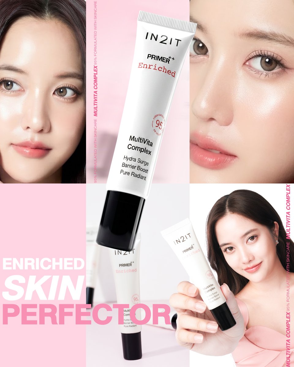 in2itcosmetics's tweet photo. IN2IT PRIMER++ ENRICHED
SKIN PERFECTOR 🤍 MULTIVITAMIN COMPLEX
#ไพร์เมอร์มอยส์ผิวเคลือบแก้ว มอบงานผิวฉ่ำน้ำ อิ่มฟู ดูสุขภาพดี

ราคาเพียง 239.- (ปริมาณ 15 กรัม)
ช้อปง่ายทางออนไลน์ https://t.co/s7Qt1AmI5T

#IN2ITThailand #IN2ITCosmetics
#ความลับผิวเพอร์เฟค
#srchafreen #ฟรีนสโรชา https://t.co/r2hjRTwidg