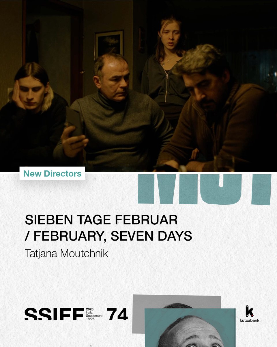 sansebastianfes's tweet photo. #74SSIFF 🎦 #NewDirectors acogerá SIEBEN TAGE FEBRUAR / FEBRUARY, SEVEN DAYS, el debut de la directora germano-ucraniana Tatjana Moutchnik que ganó el Premio de la Industria WIP Europa y el Premio #WIPEuropa en 2025. Con la invasión rusa a Ucrania como telón de fondo, narra el reencuentro de dos hermanos ucranianos en Stuttgart para el entierro de su madre.

[ENG] 🎦 New Directors will include SIEBEN TAGE FEBRUAR / FEBRUARY, SEVEN DAYS, the 2025 WIP Europa Industry Award and the WIP Europa Award winning project. The debut by the German-Ukrainian filmmaker Tatjana Moutchnik takes the Russian invasion of her country as the backdrop for the reunion between two Ukrainian siblings in Stuttgart for their mother’s burial.

[EUS] 🎦 SIEBEN TAGE FEBRUAR / FEBRUARY, SEVEN DAYS, 2025eko WIP Europa Industria Saria eta WIP Europa Saria irabazi zituen proiektua, Tatjana Moutchniken zuzendari alemaniar-ukrainarraren lehen lana da. Ukrainaren Errusiako inbasioa testuinguru gisa baliatu du Stuttgarten ama lurperatzeko berriz elkartzen diren bi anaia ukrainarren istorioa kontatzeko.