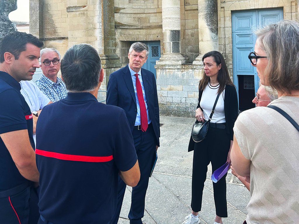 Image de Préfet de la Vendée - #Patrimoine ⛪ | Ce mercredi, Éric Freysselinard, Préfet de la Vendée 🇫🇷 , accompagné d'Anne Gérard