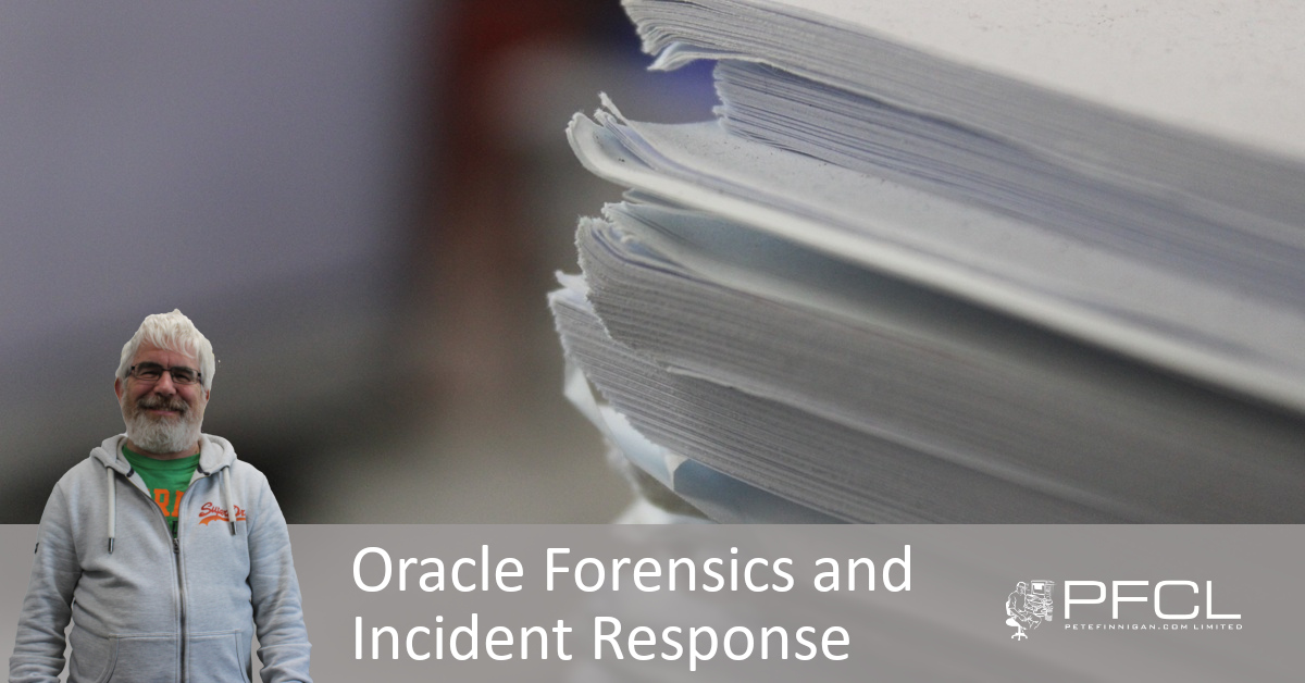 petefinnigan's tweet photo. "Oracle Forensics and Incident Response"
We are here to help you secure your data in your Oracle database. Contact us -
https://t.co/ynS25DdGB6
#oracleace #oracle #plsql #securecode #securityaudit #databreach #datasecurity
Please like, follow and share our pages and posts. https://t.co/2IgwK02t4p