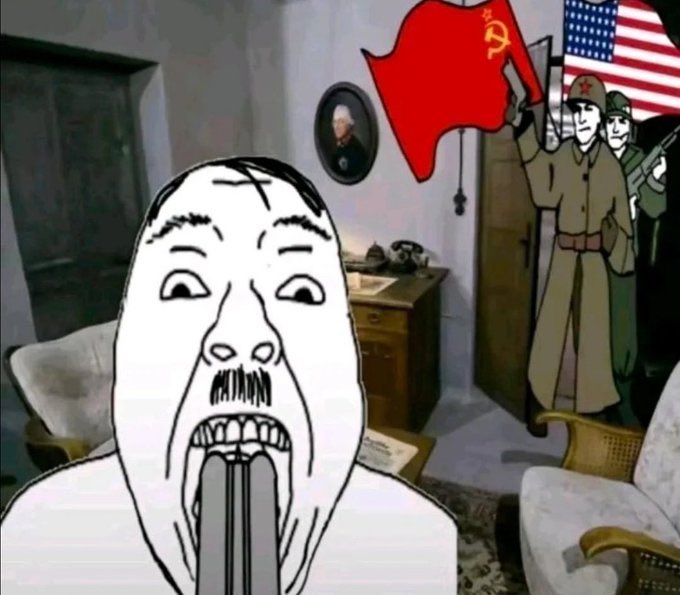 MarkSleepyhead's tweet photo. @KlausRiech4 @HistoriaSwiss @GiFShitpost Im not delusional so i'm not claiming to be "just like him"
I just like that picture. https://t.co/oNZKvWuXqw