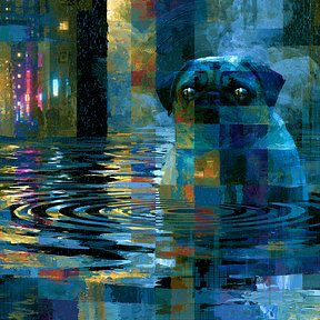 AntrumArtSpace's tweet photo. Every wave surprises, even the digital one. The little pug, immersed in the flow, witnesses a wave that is no longer water but information: a motion that redefines the very perception of reality.
These are Puggish Frequencies by the amazing @Mettody1 in #WavesSyntax collective collection! π