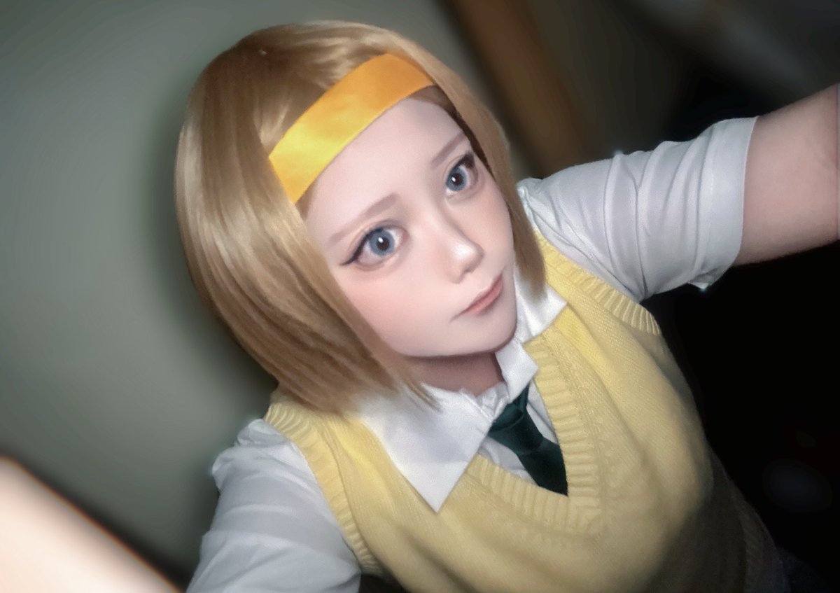 10te_nx's tweet photo. Cosplay DC  鈴木 園子💛

撮影まで1ヶ月ちょいだから蘭と練習した🫶カラコン変えたんだけどいい感じで嬉しい🎶 https://t.co/4v4qWTPift