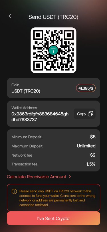 Ecstasy_app's tweet photo. Crypto to Naira is coming to Ecstasy.
Sell BTC, ETH, USDT, USDC, SOL, BNB, e.t.c 
You send crypto and it's instantly converted to Naira and added to your wallet. No stress, no delays. https://t.co/xpKhoKUIUo