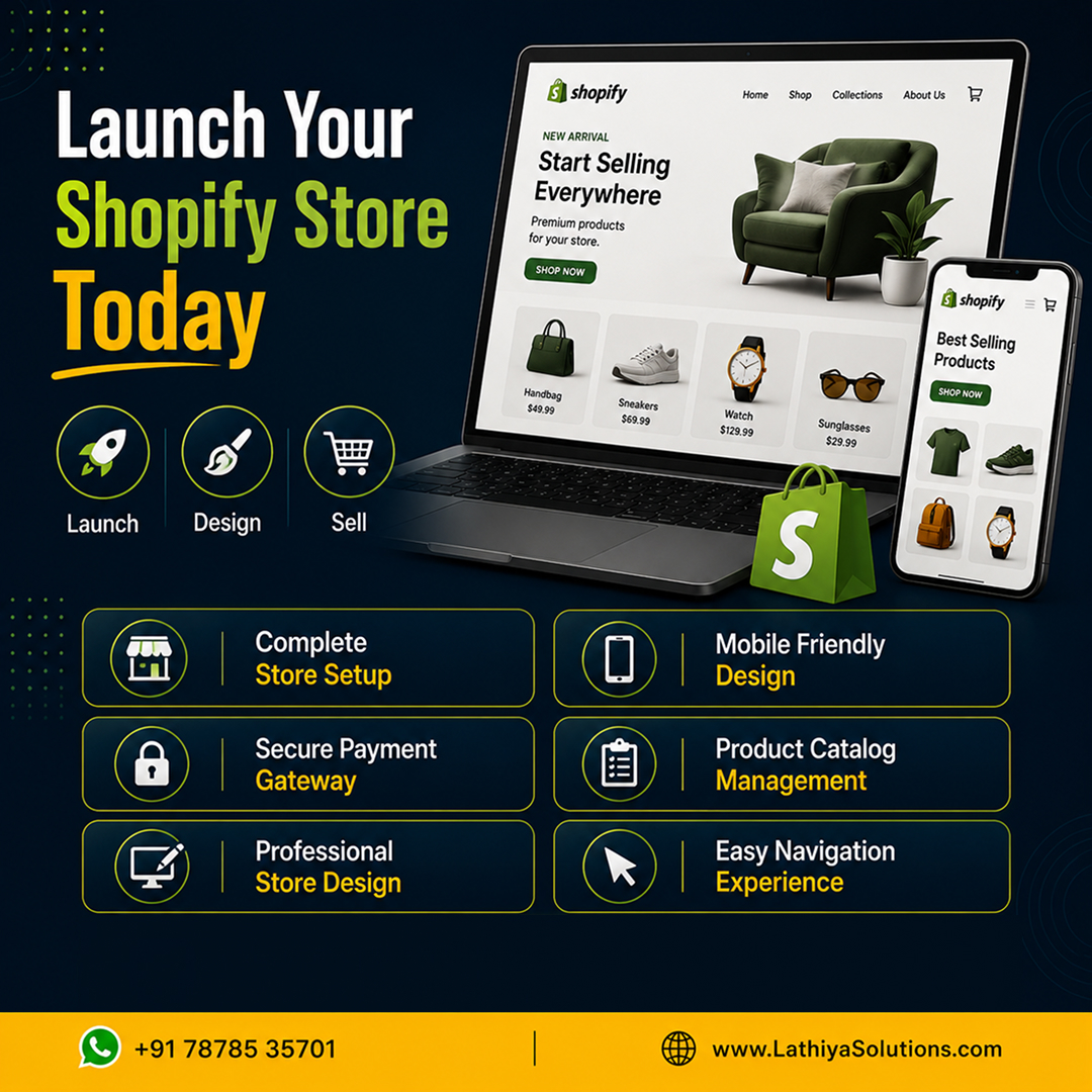 lathiyasolution's tweet photo. Turn your business idea into a thriving online store. 🚀
Launch your Shopify store with expert development and seamless setup.
 https://t.co/sj4DvHvtzA
#Shopify #ShopifyDevelopment #eCommerce #BusinessGrowth https://t.co/OcHDaNQGSx