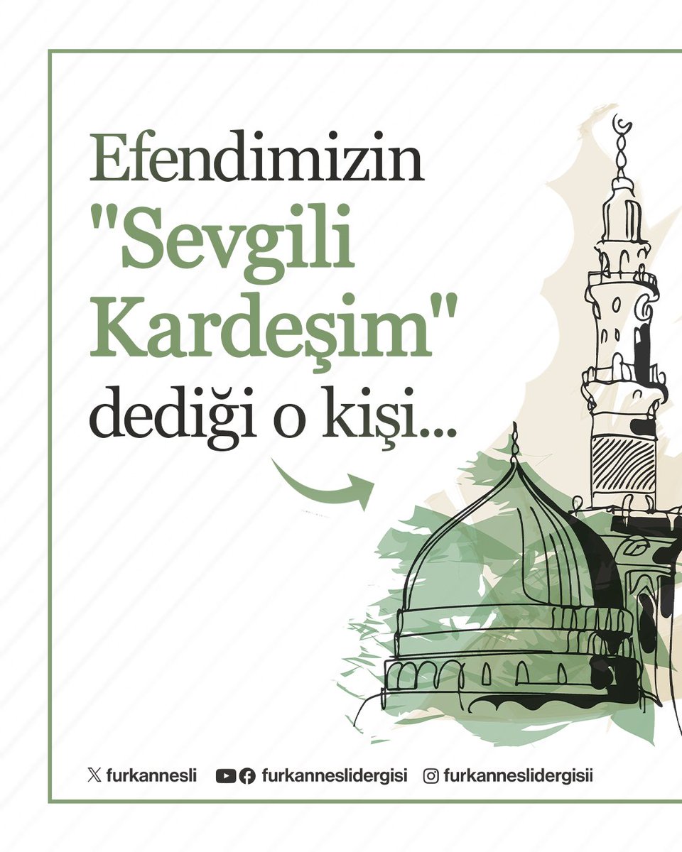 furkannesli's tweet photo. Efendimizin "Sevgili Kardeşim" dediği o kişi...

#SahabeHayatıOkuyorum

🖇https://t.co/eiIcVsbs2D https://t.co/KAdkozKfoD