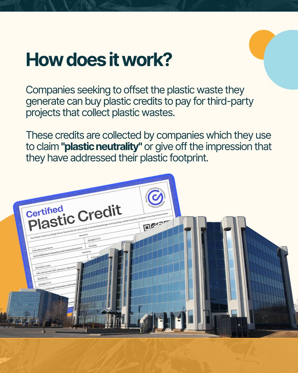 brkfreeplastic's tweet photo. ♻️ Plastic credits don't solve plastic pollution. They let companies claim "plastic neutrality" while continuing to produce more plastic.
Real solutions reduce plastic production, not offset waste.
#FalseSolutionsExposed #BreakFreeFromPlastic #PlasticFreeJuly https://t.co/ABWbDs5hoN