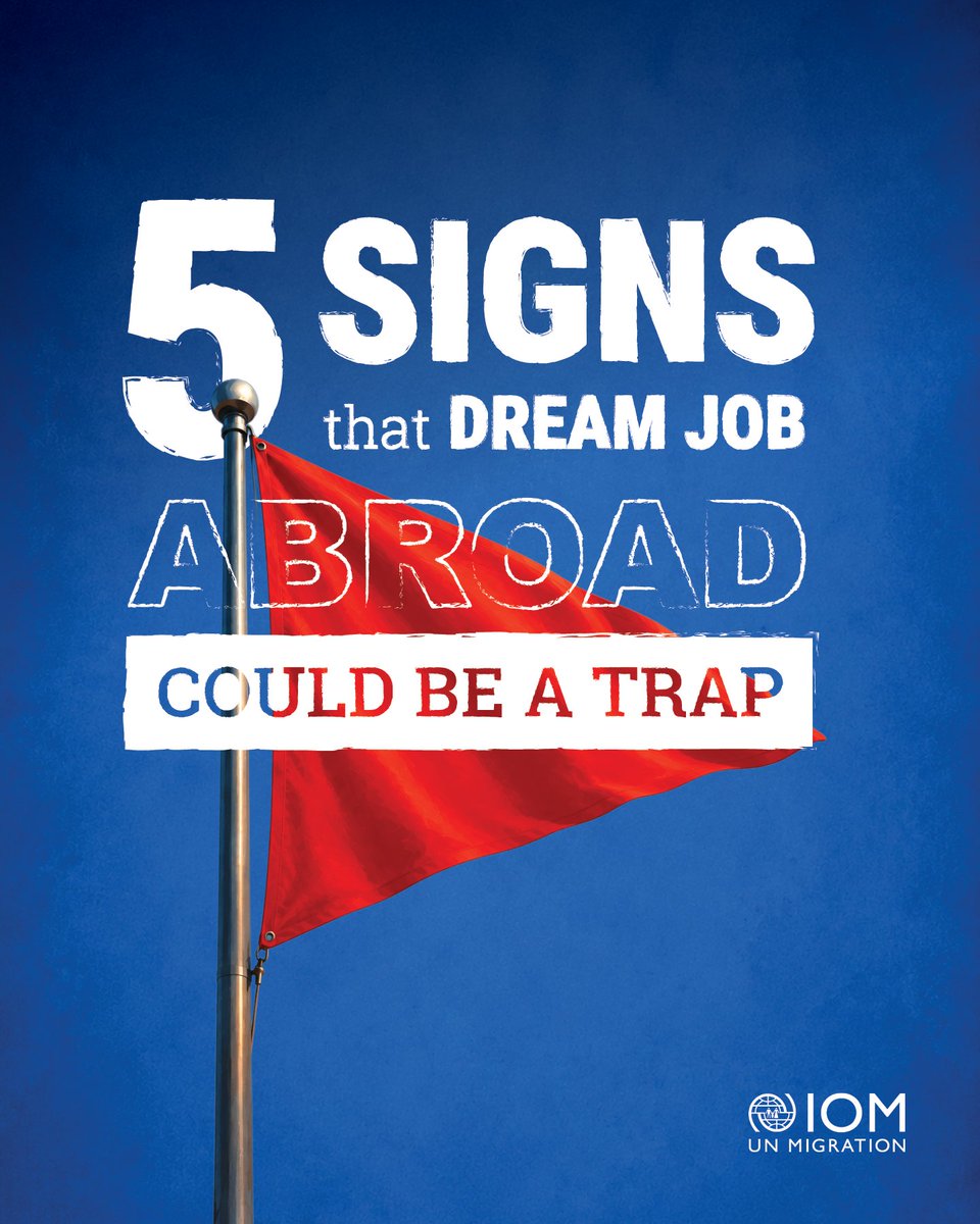 IOM_UK's tweet photo. Behind every scam there could be a person trapped by deception, coercion and fear.
On #WorldDayAgainstTrafficking, we spotlight the hidden reality behind online scam centres. Victims of trafficking must be protected, not punished.
#TrappedBehindTheScam https://t.co/GXkbMtTX1N