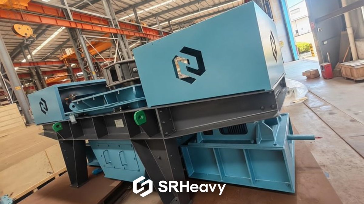ShaoruiHeavy's tweet photo. Fresh off the loading dock: our SRHeavy® Vibrating Screen 3SS1550 and Vertical Shaft Impactor SV10 R320 are heading all the way to Mexico!

Can’t wait to see these two units hit the jobsite and deliver nonstop, high-efficiency performance for your project.
#SRHeavy #Mexico https://t.co/rc5IOQqOuS