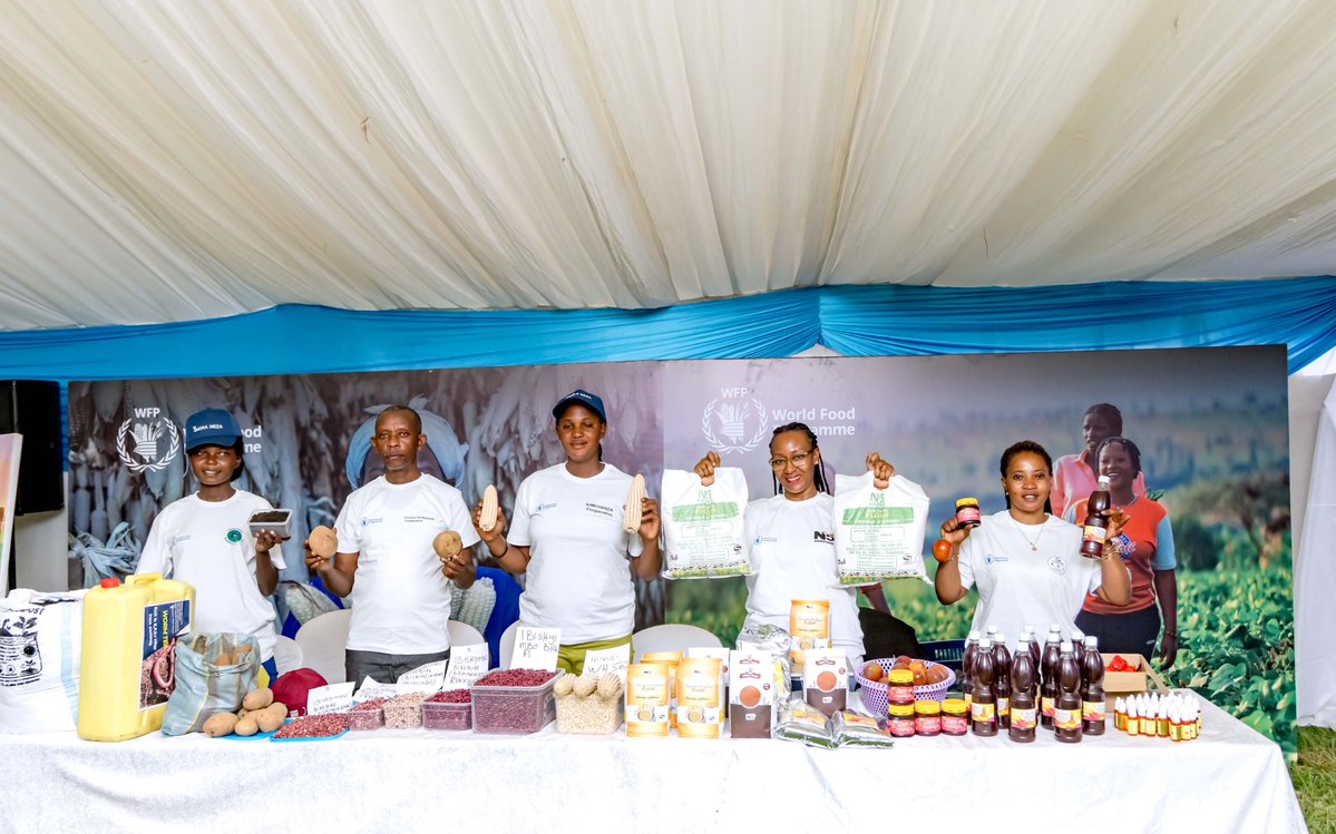 WFP_Rwanda_CD's tweet photo. #RwandaAgriShow2026 is on!
Stop by the @WFP tent to discover how #ShoraNeza, #IgniteFoodSystemsChallenge & #FarmToMarket are creating opportunities for #agripreneurs, while @JPRWEE is working to secure rural women's livelihoods &resilience with @FAORwanda, @unwomenrwanda & IFAD. https://t.co/kncbEF9D0o