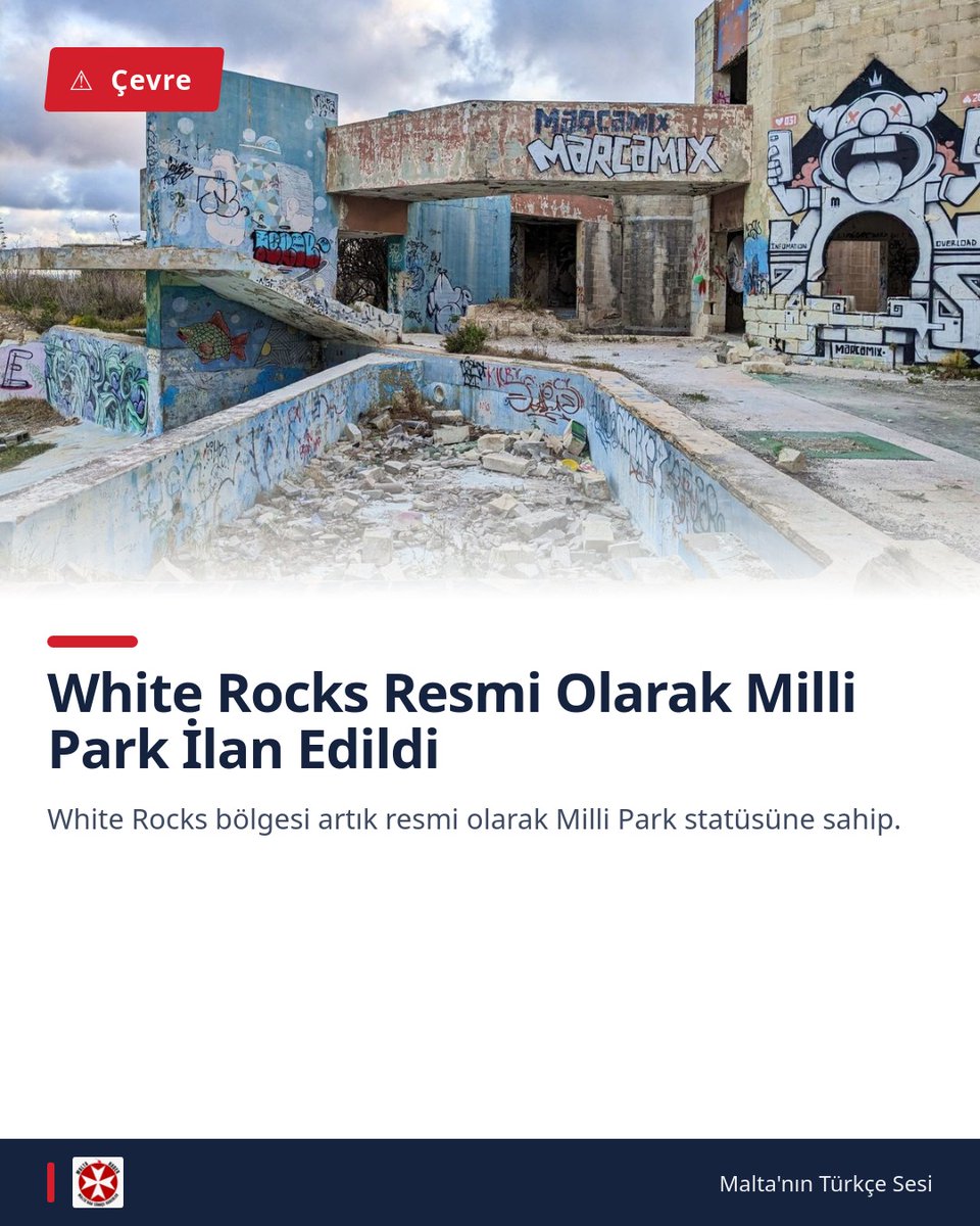 MaltaHaber's tweet photo. White Rocks Resmi Olarak Milli Park İlan Edildi

https://t.co/1ikvWGvRS2
#Malta #WhiteRocks #MilliPark #ÇevreKoruma #KıyıAlanları #ProjectGreen #YasalDüzenleme #KamuParkları #RobertAbela #MaltaHükümeti https://t.co/jPoxFheQQs