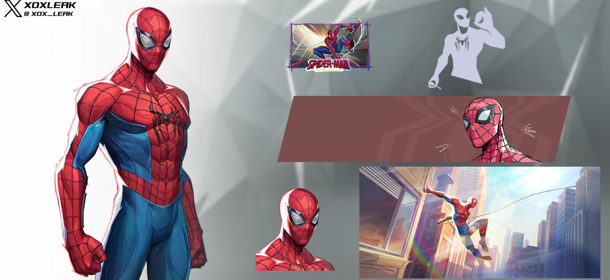 X0X_LEAK's tweet photo. 🆕 All Spider Man - 'Spider-Man Brand New Day' skin Assets!

Here's your first look at all the skin assets for the new SPIDER-MAN Skin.
Available on July 31, 2:00 UTC. #MarvelRivals https://t.co/LYnhz0Nd79