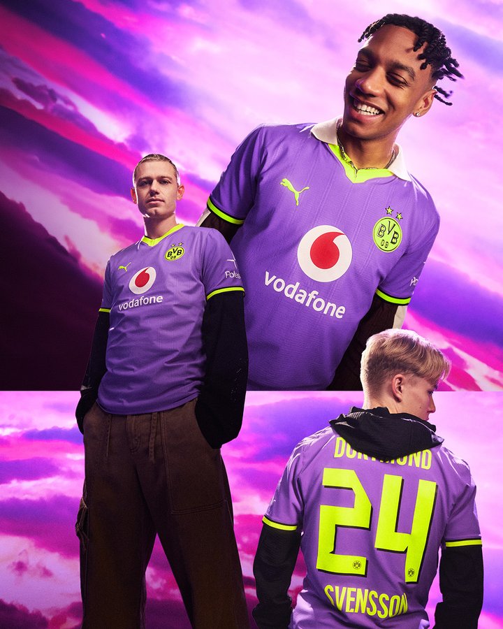 iDiskiTimes's tweet photo. 𝗖𝗢𝗣 𝗢𝗥 𝗗𝗥𝗢𝗣 🟡🟣

Borussia Dortmund have unveiled their third kit for the 2026/27 campaign.

Rate it out of 10. https://t.co/B9QBsek5jq
