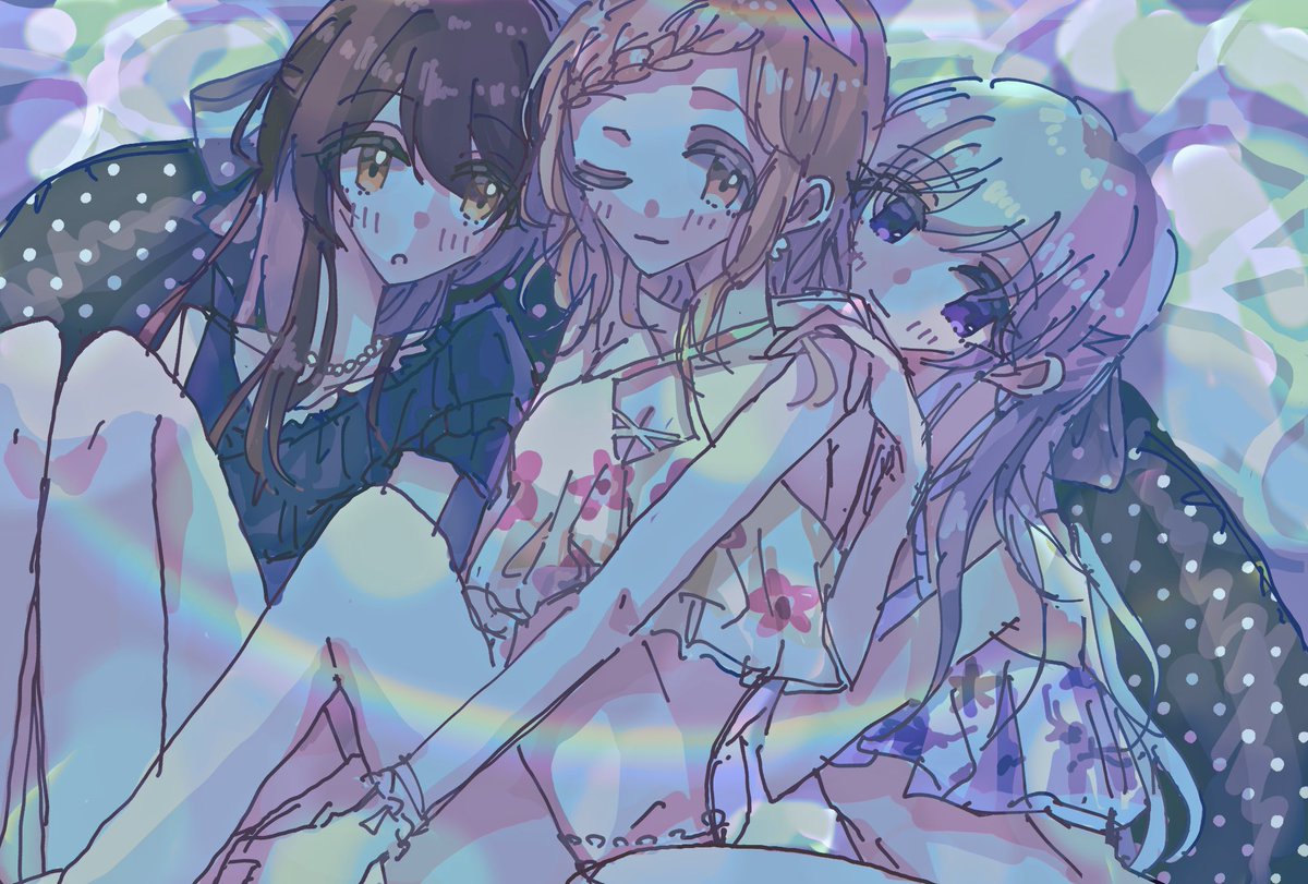 C_ill_ill's tweet photo. あてかパフェコミのネップリ登録してた絵Twitterに上げてないかも　チムピとシャッフリングアクティビティだよーん🏝️ https://t.co/KwQQliK079