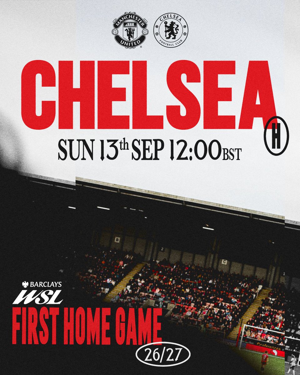 ManUtdWomen's tweet photo. Our first home game of 2026/27 💪🏡 https://t.co/WVGywhtvNy