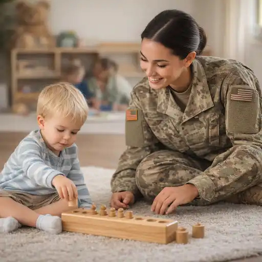 ChildCareEd's tweet photo. #partnerships #capacity #military #childcare How Can Child Care Programs Meet the Unique Needs of Military Families?: Military families face frequent deployments, long shifts, and PCS moves that create high demand for flexible hours, rapid enrollment,… https://t.co/avXVWu2bYx https://t.co/qsdksxAD2k