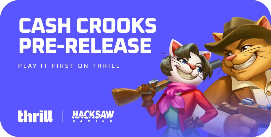 DEVLSLOTS's tweet photo. LIVE NOW ON https://t.co/lJg9HhH3PZ

WIN A PIECE OF THE HUNT WITH GOOD CALLS!

WANT TO WIN A BONUS BUY ON @hacksawgaming 's THRILL EXCLUSIVE CASH CROOKS?!

✅LIKE + RT + TAG A FRIEND
✅COMMENT @Thrill_com + @kick USERNAMES
✅CLAIM ON STREAM

SIGN UP: https://t.co/FDxKx5xiR1

18+ ONLY | GAMBLE RESPONSIBLY | AD
