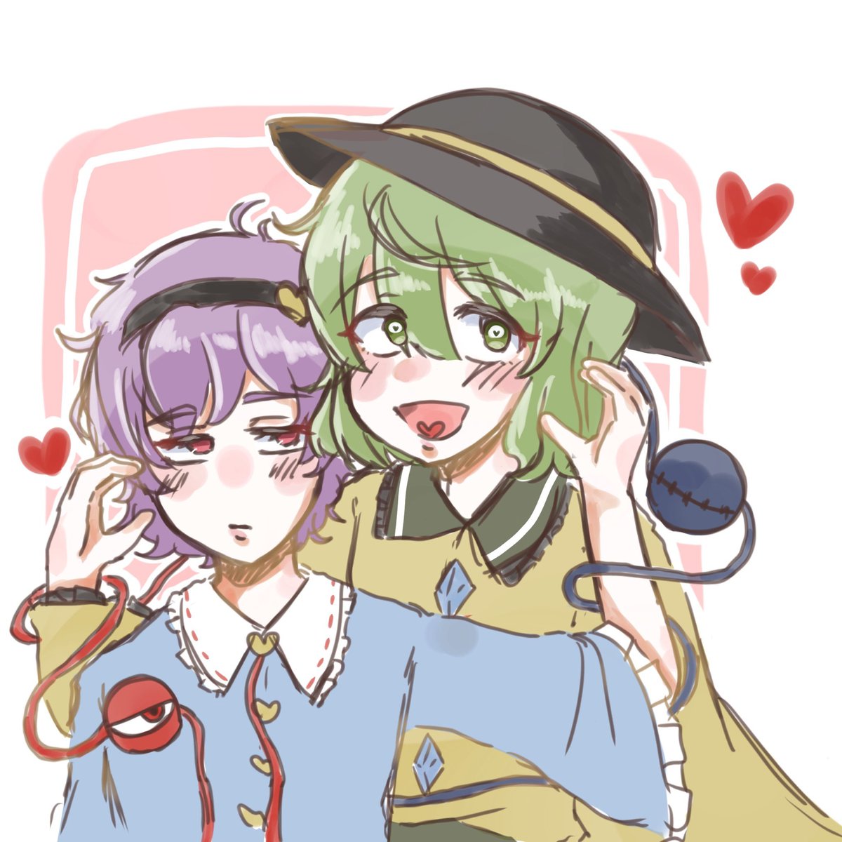 KIRITA___ROU's tweet photo. さとこい落描き https://t.co/OCgoG8qF7U