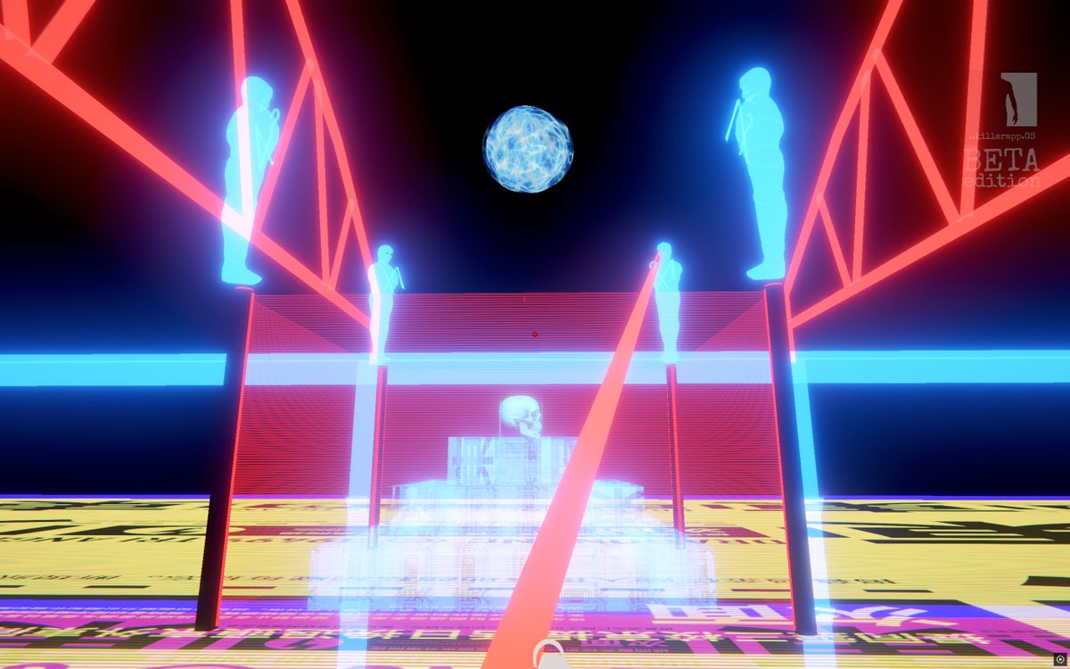 killerappGS's tweet photo. Inside The Killematron. The game behind the cabinet. Neon, vectors, hologram enemies, 80´s power synth, pixel hits. Steam Early Access this autumn.  #インディーゲーム #レトロゲーム #アーケードゲーム https://t.co/De6Hqhtn0e