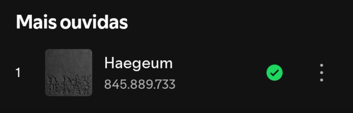 pjmruler's tweet photo. "HAEGEUM" do yoongi está rumo a 1 bilhão no Spotify! Vamos dar stream e garantir essa conquista histórica para ele. 🗣️

STREAM HAEGEUM ON SPOTIFY 
#HaegeumTo1Billion  
#AgustD https://t.co/S3bkVy9iVa